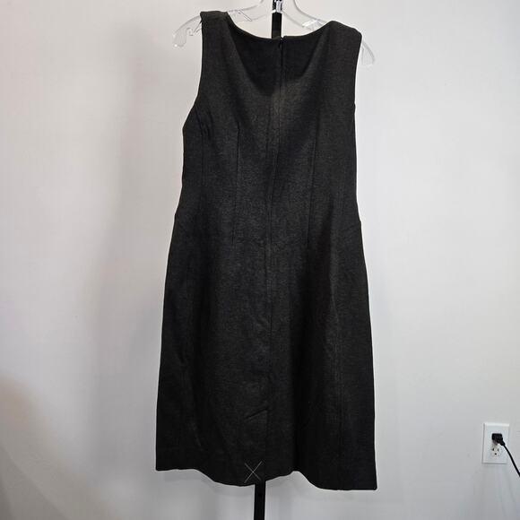 NWT MM. Lafleur Lydia Dress Textured Ponte Charcoal Gray Plus Size 16 Career - Picture 6 of 8